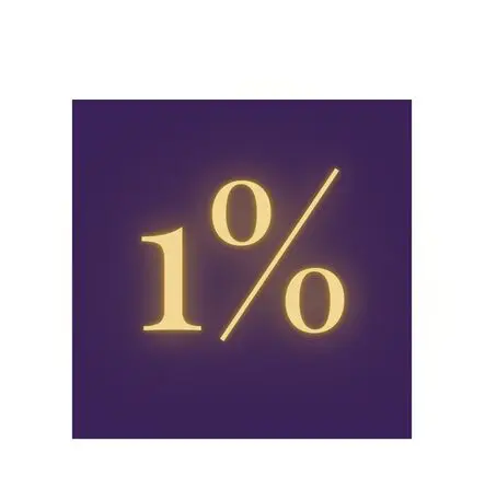 1%