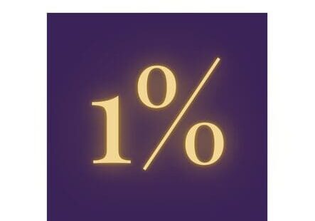 1%